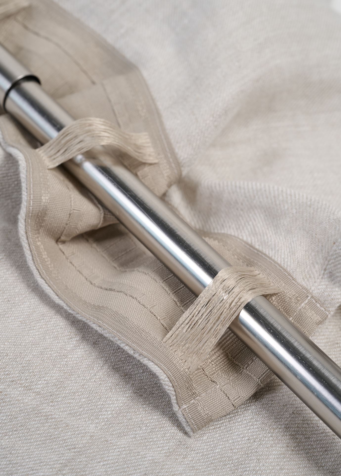 Pellavaverho luonnonväri - 3