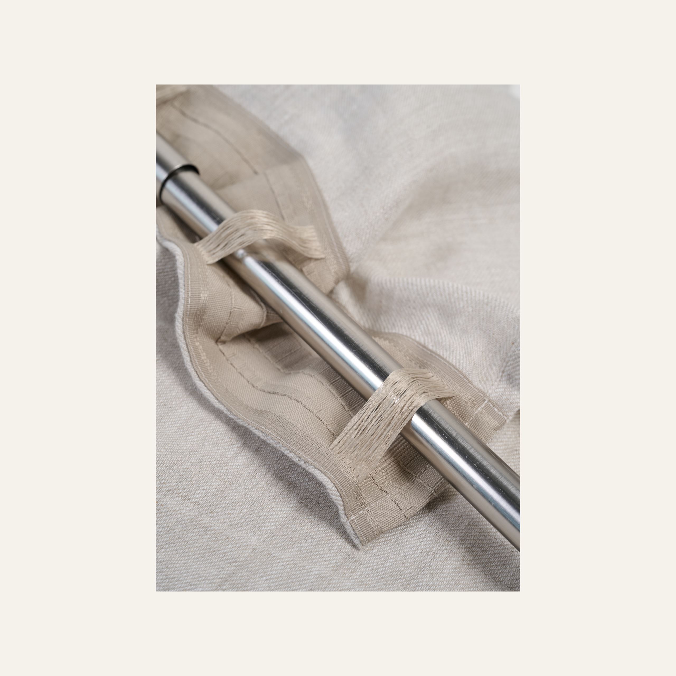 Pellavaverho luonnonväri - 3