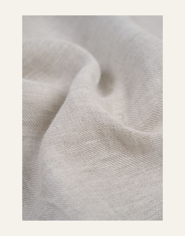 Pellavaverho luonnonväri - 2