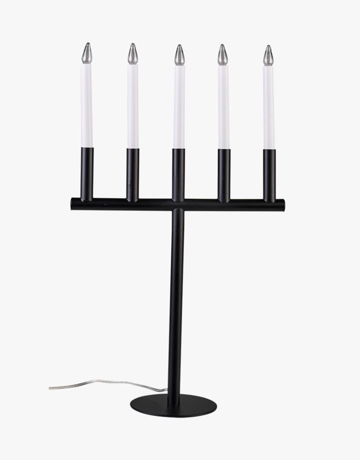 Kynttelikkö musta - 36,5x15x61,5 cm musta - 1