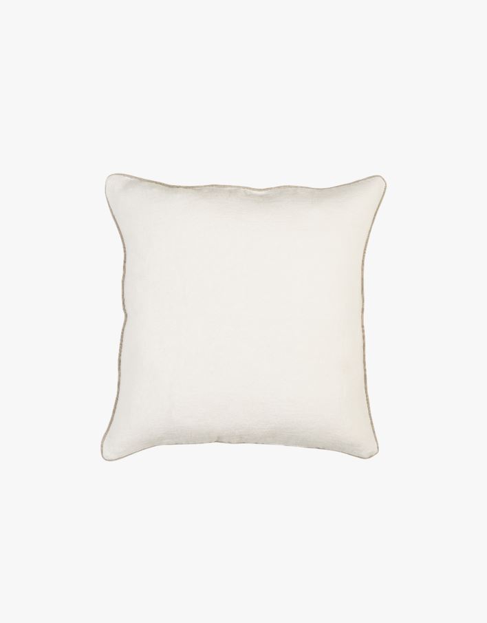 Koristetyynynpäällinen valkoinen - 50x50 cm valkoinen - 1