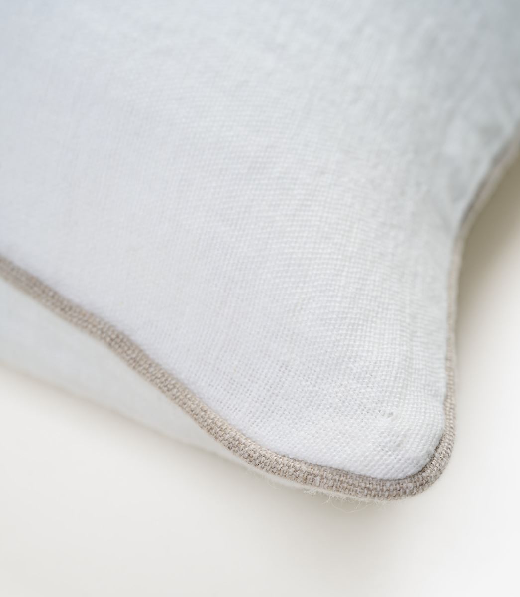 Koristetyynynpäällinen valkoinen - 3