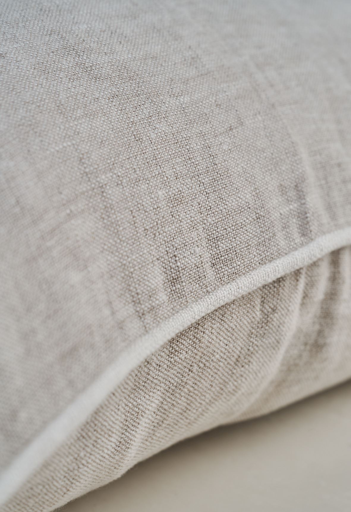 Koristetyynynpäällinen vaalean beige - 3