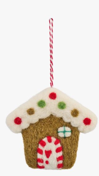 Gingerbread house joulukuusenkoriste moniväri/vihreä
