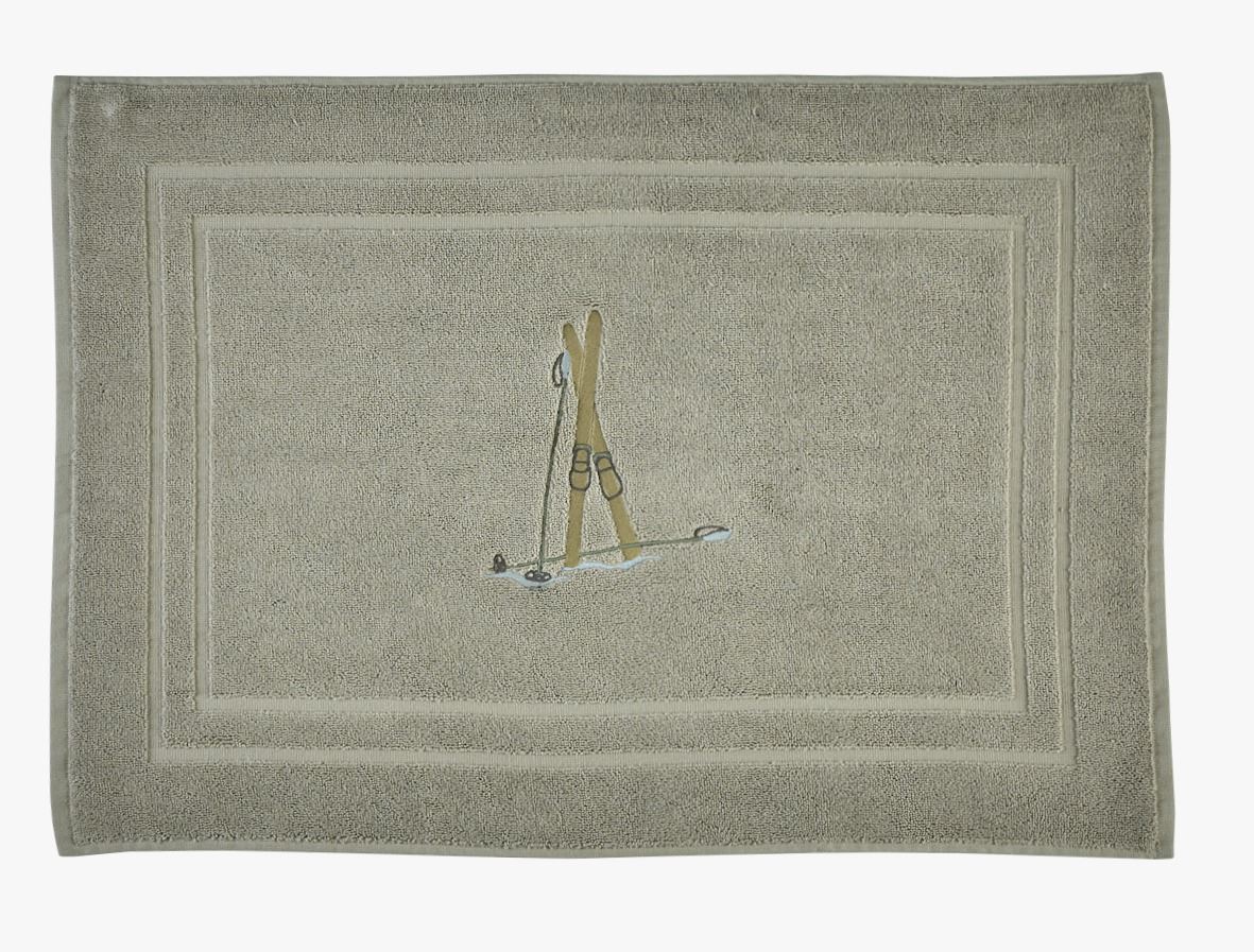 Kylpyhuoneenmatto tummanruskea - 50x70 cm tummanruskea - 1