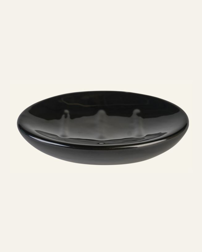 Saippuakuppi musta - 12,2x8,5x2,5 cm musta - 1