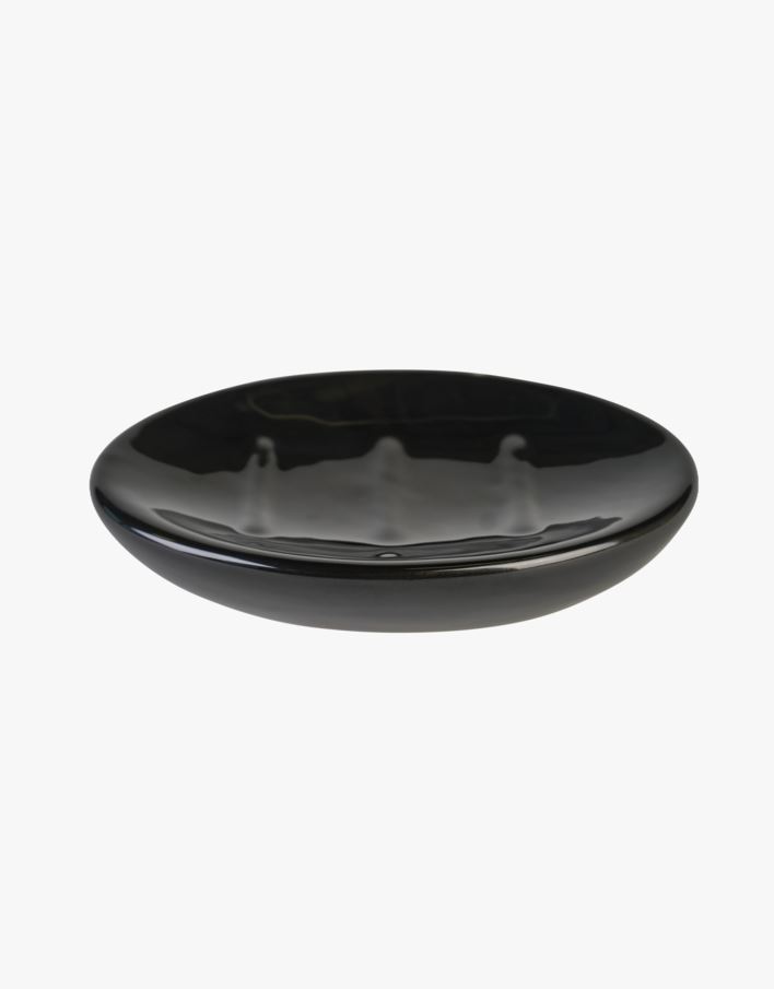 Saippuakuppi musta - 12,2x8,5x2,5 cm musta - 1