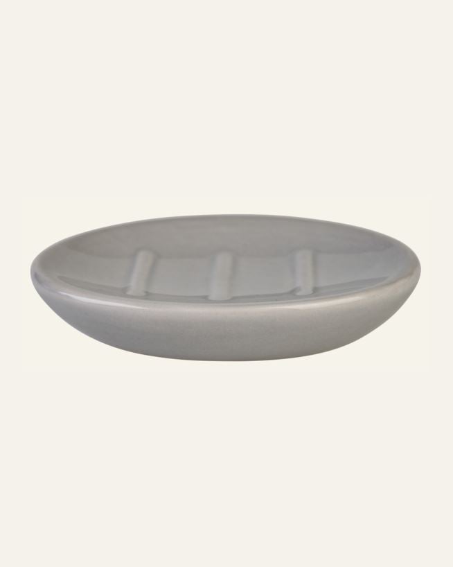 Saippuakuppi harmaa - 12,2x8,5x2,5 cm harmaa - 1