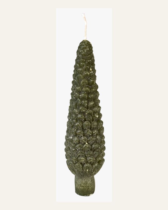 Koristekynttilä tummanvihreä - 14 cm ø4 tummanvihreä - 1