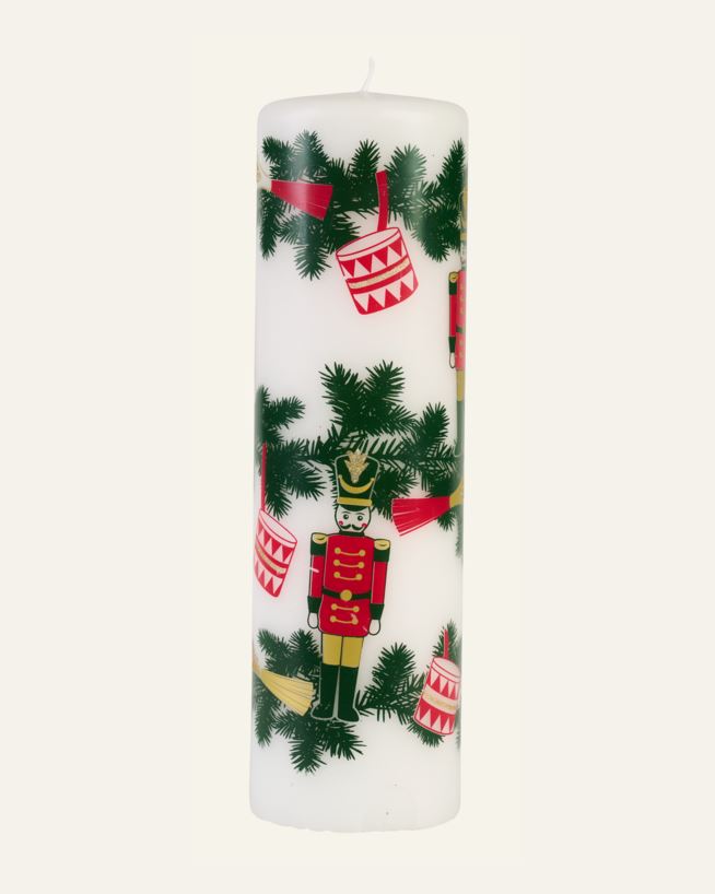 Pöytäkynttilä moniväri/valkoinen - 25 cm ø6,8 moniväri/valkoinen - 1