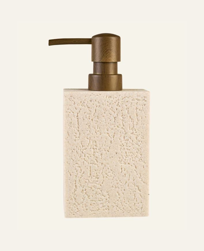 Saippuapumppu hiekka - 8x5x18 cm hiekka - 1