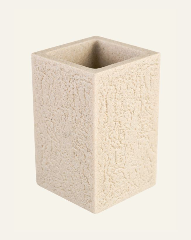 Hammasharjateline hiekka - 6,8x6,8x11 cm hiekka - 1