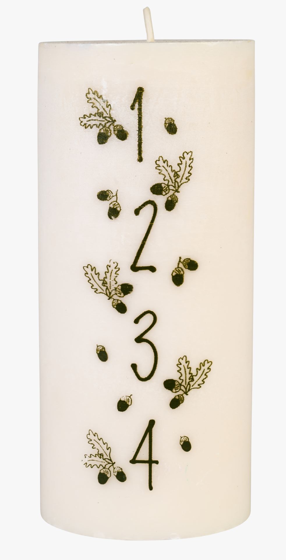 Adventtikynttilä luonnonvalkoinen - 15 cm ø6,8 luonnonvalkoinen - 1