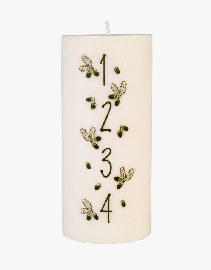 Adventtikynttilä luonnonvalkoinen - 15 cm ø6,8 luonnonvalkoinen - 1