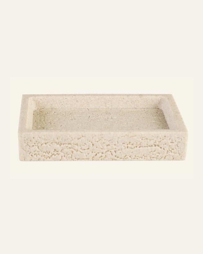 Saippuakuppi hiekka - 13,2x8,7x2,5 cm hiekka - 1