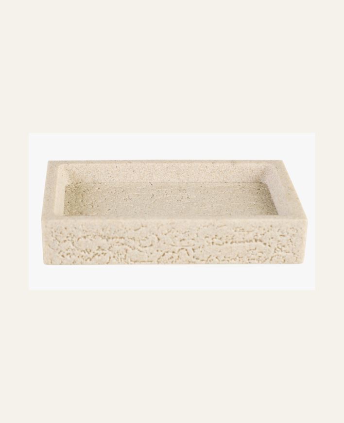 Saippuakuppi hiekka - 13,2x8,7x2,5 cm hiekka - 1