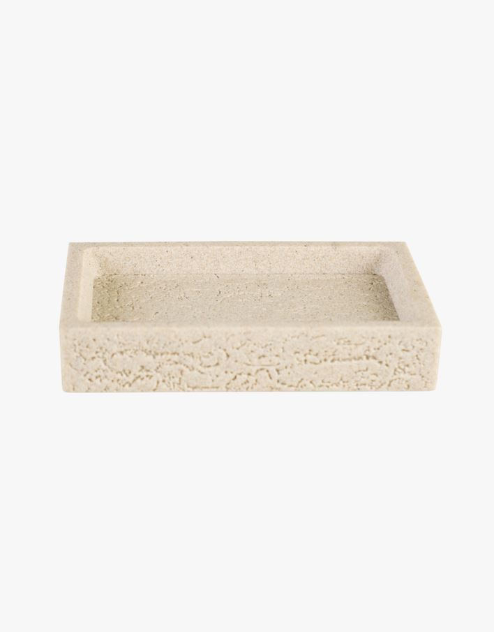 Saippuakuppi hiekka - 13,2x8,7x2,5 cm hiekka - 1
