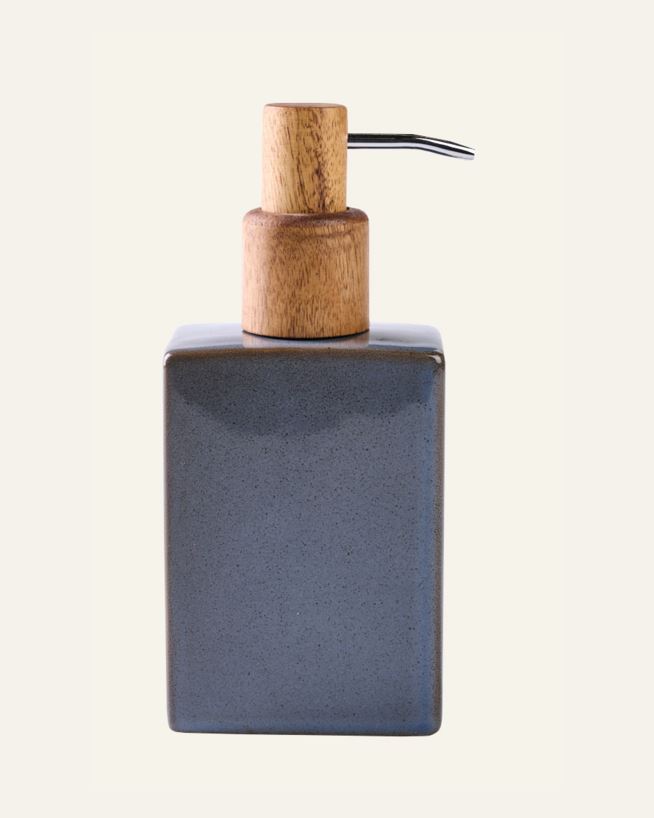 Saippuapumppu harmaa - 8,5x5,5x18 cm harmaa - 1