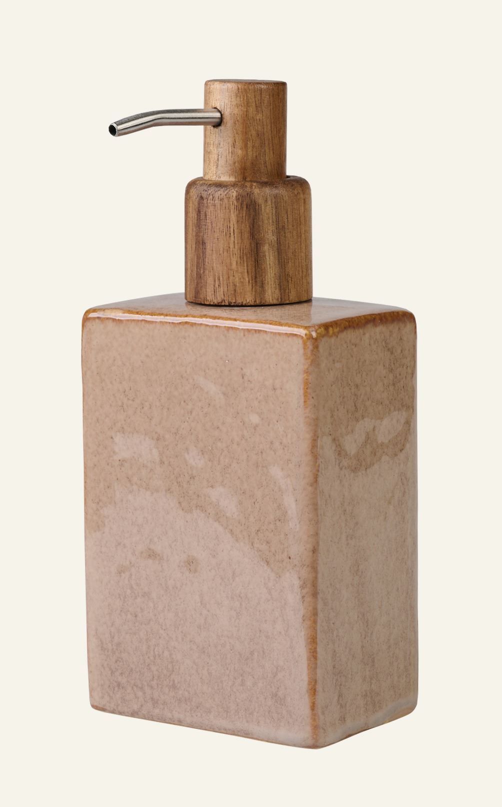 Saippuapumppu ruskea - 8,5x5,5x18 cm ruskea - 1