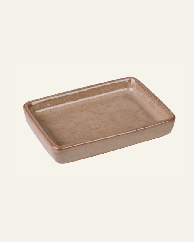Saippuakuppi ruskea - 13,3x8,7x2,8 cm ruskea - 1