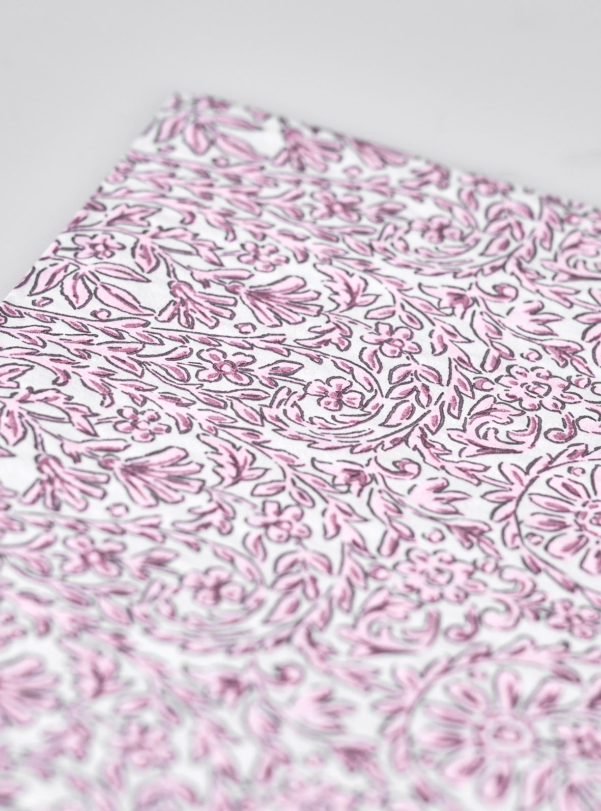 Ruokaservetit moniväri/roosa - 3