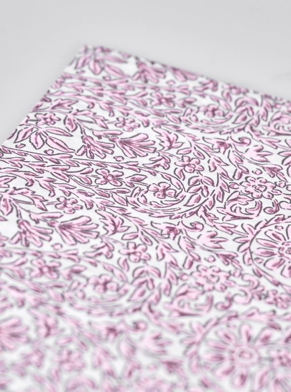 Ruokaservetit moniväri/roosa - 3