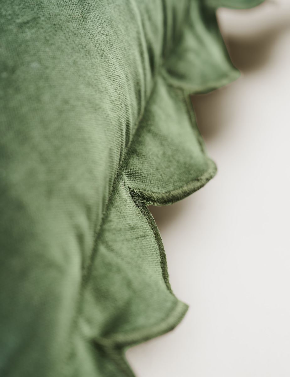 Koristetyynynpäällinen tummanvihreä - 4