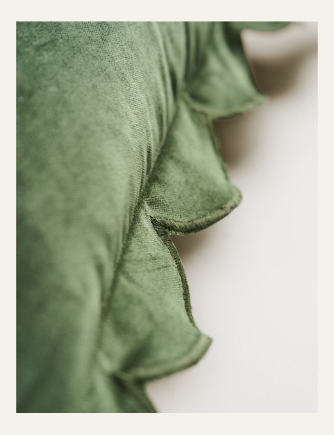 Koristetyynynpäällinen tummanvihreä - 4