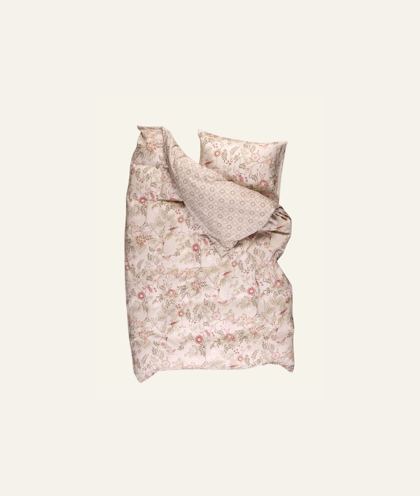 Pussilakanasetti moniväri/vihreä - 2