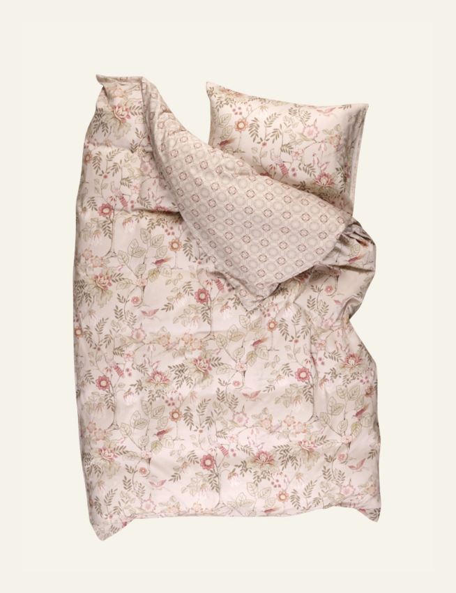 Pussilakanasetti moniväri/vihreä - 2