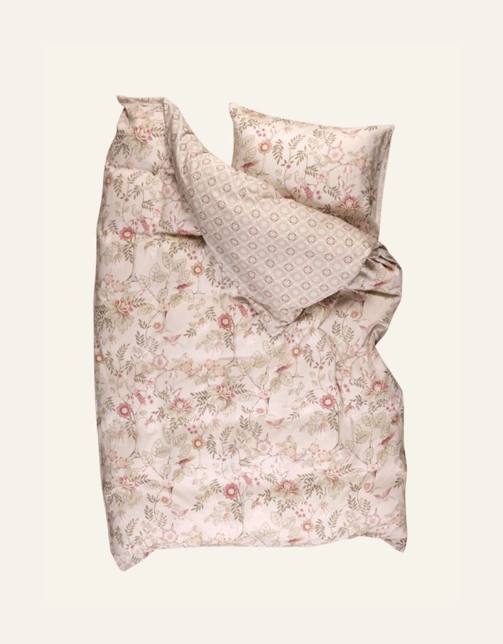 Pussilakanasetti moniväri/vihreä - 2