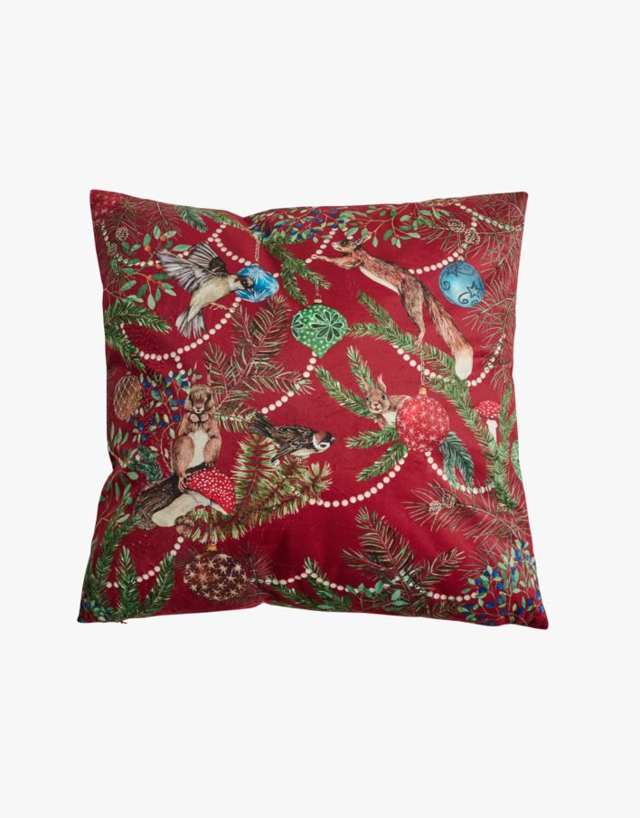 Koristetyyny punainen - 50x50 cm punainen - 1