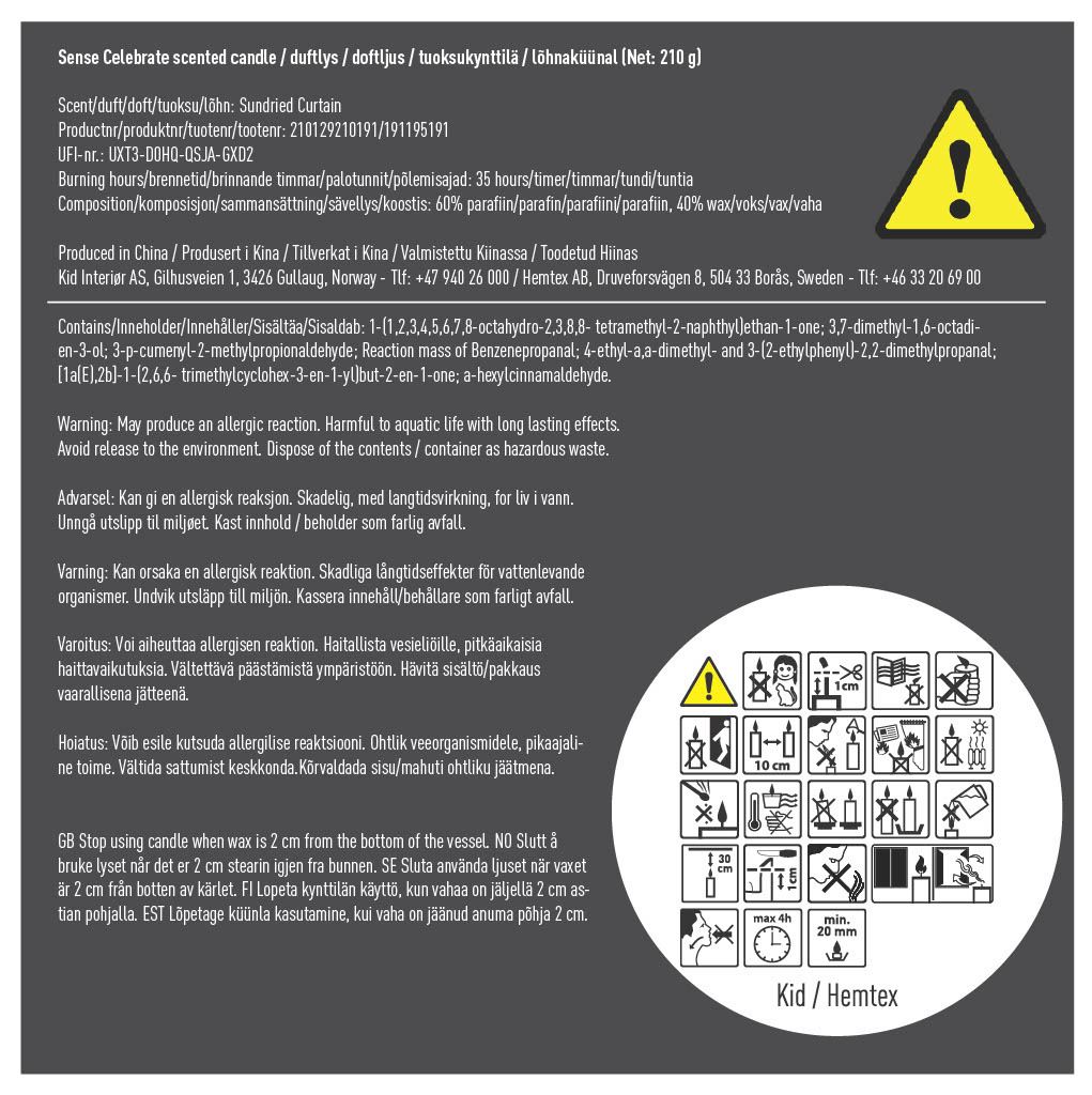 Tuoksukynttilä kulta - 3