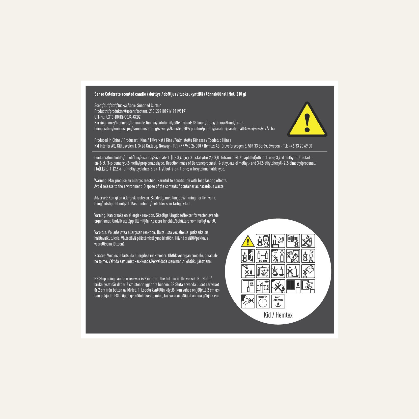 Tuoksukynttilä kulta - 3