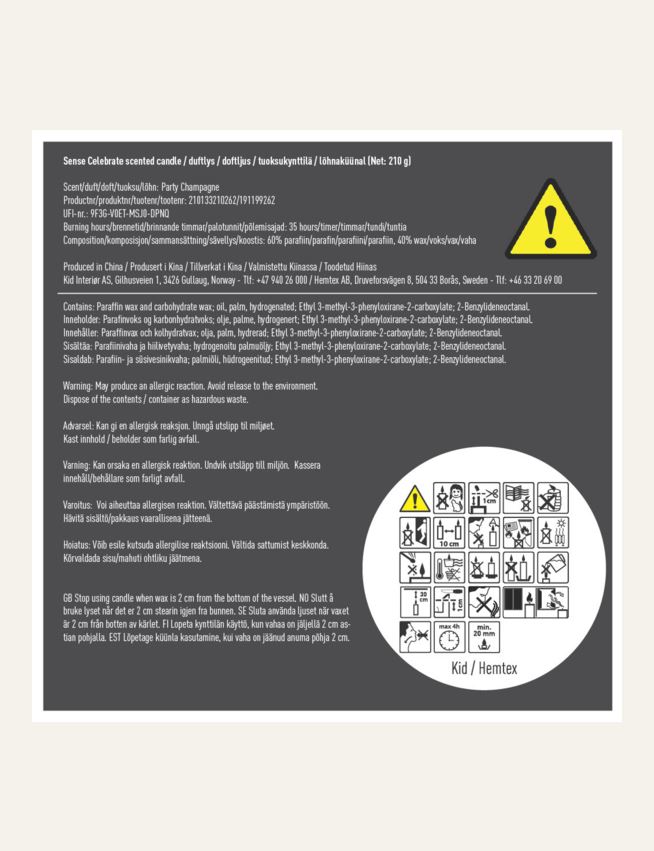 Tuoksukynttilä samppanja - 3