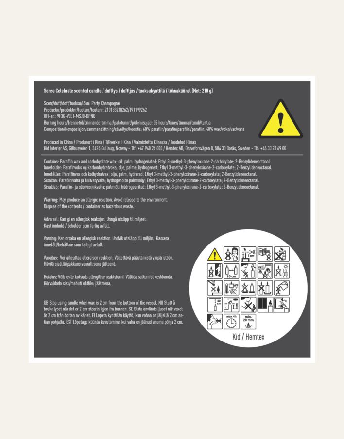 Tuoksukynttilä samppanja - 3