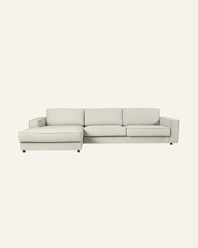 Divaanisohva vasen luonnonväri - 315x156x79 cm luonnonväri - 1