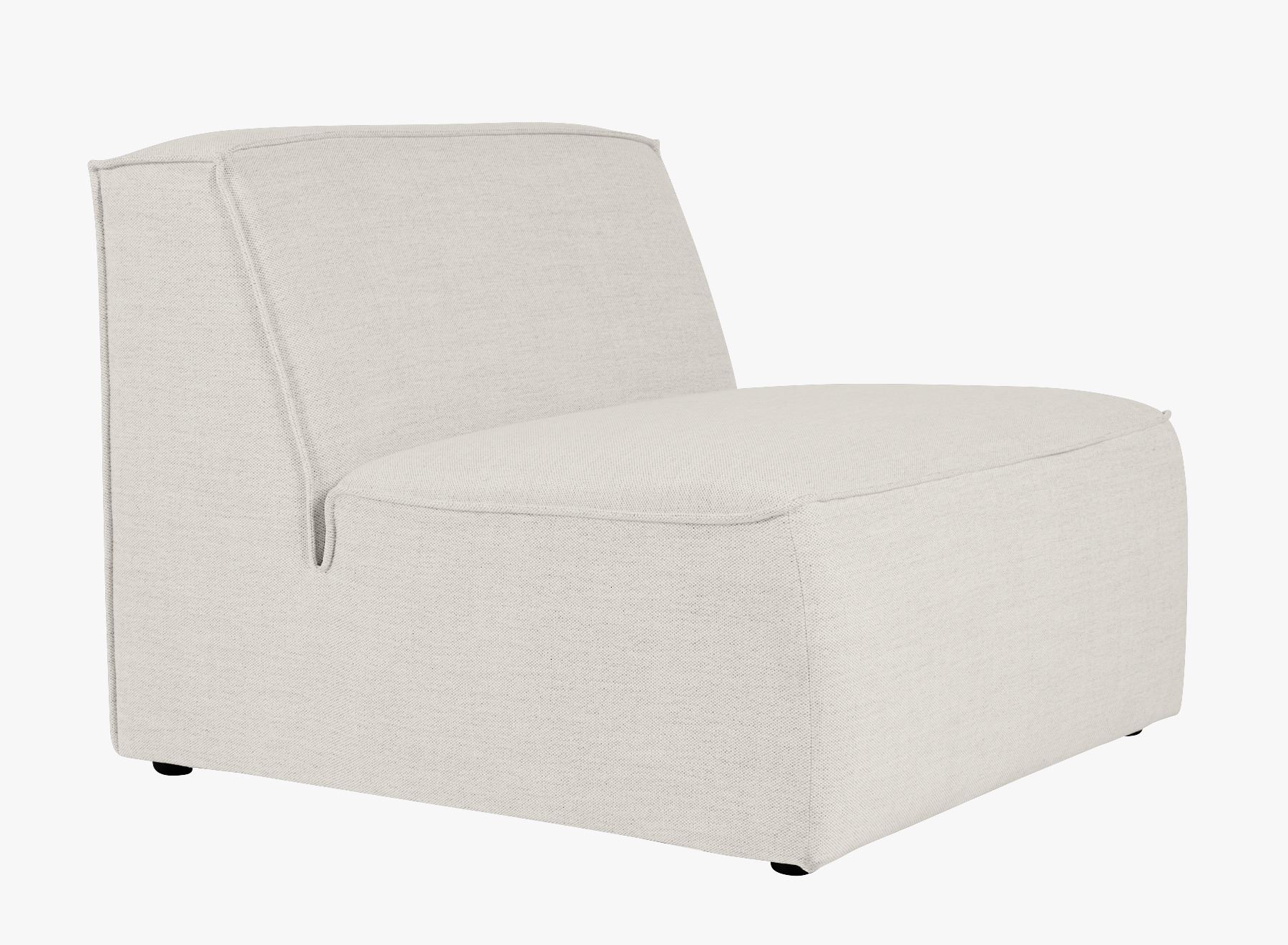 Moduulisohvaosa 1,5-istuttava ilman käsinojaa luonnonväri - 2