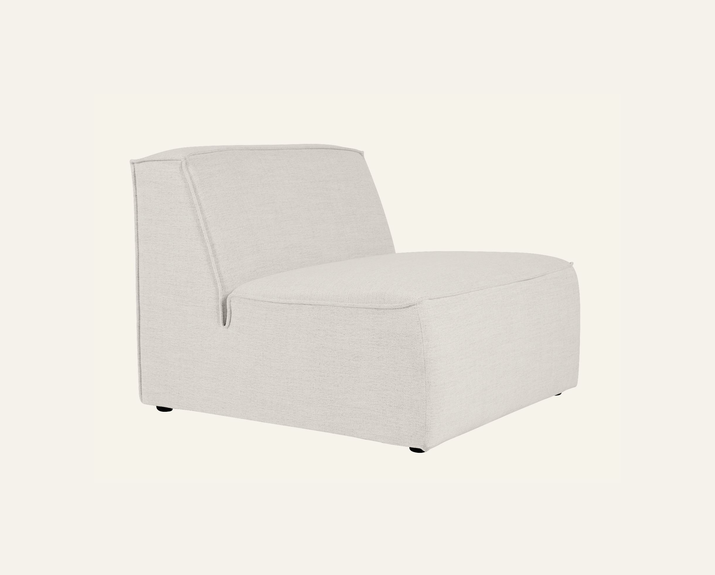 Moduulisohvaosa 1,5-istuttava ilman käsinojaa luonnonväri - 2