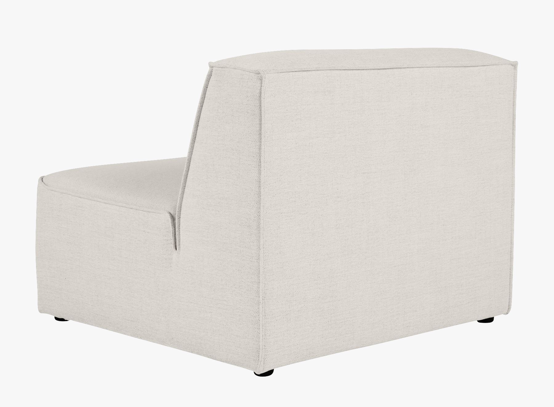 Moduulisohvaosa 1,5-istuttava ilman käsinojaa luonnonväri - 3