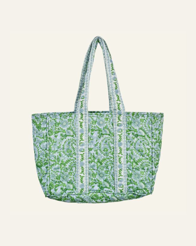 Pieni kangaskassi moniväri/vihreä - 30x40 cm moniväri/vihreä - 1