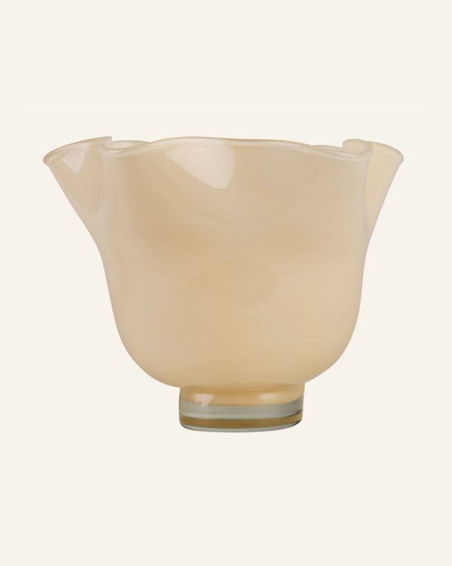 Kynttilälyhty vaalean beige - 16,5x16,5x14 cm vaalean beige - 1