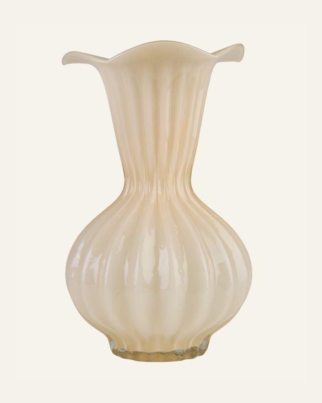 Maljakko vaalean beige - 17x17x27 cm vaalean beige - 1