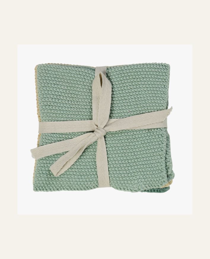 Pyyhe 3 kpl vihreä - 26x26 cm vihreä - 1