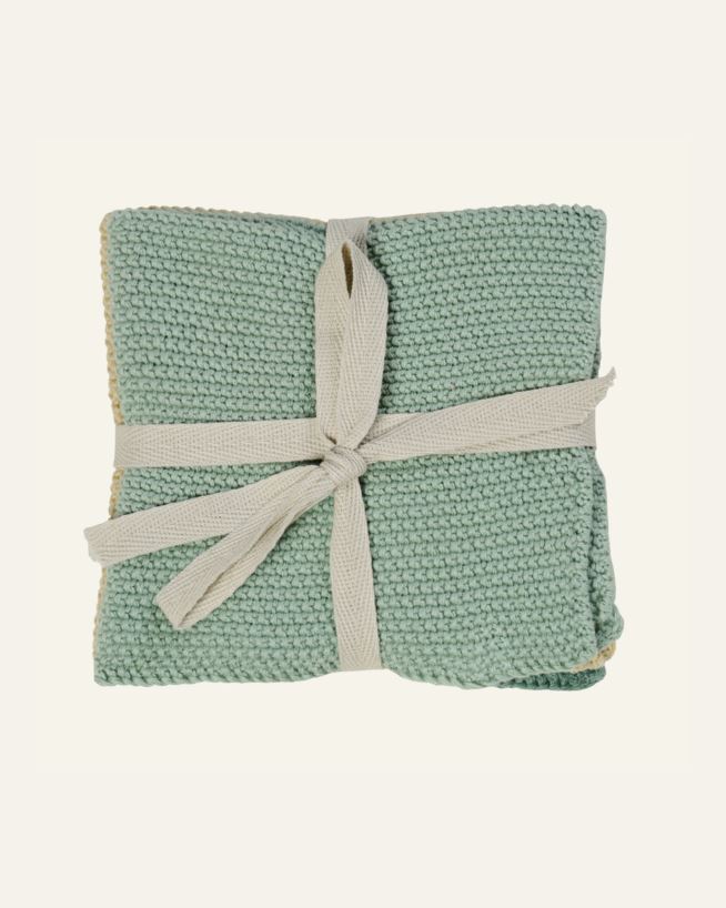 Pyyhe 3 kpl vihreä - 26x26 cm vihreä - 1