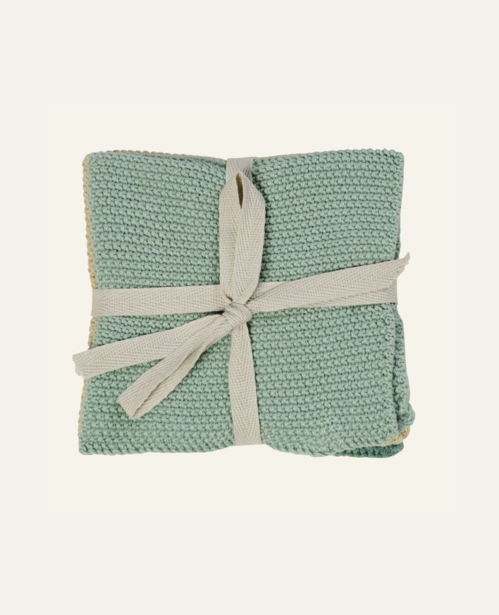 Pyyhe 3 kpl vihreä - 26x26 cm vihreä - 1