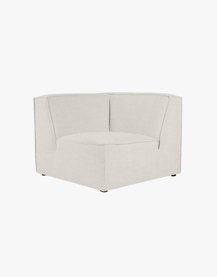 Moduulisohva kulmaosa luonnonväri - 90x93x73 cm luonnonväri - 1