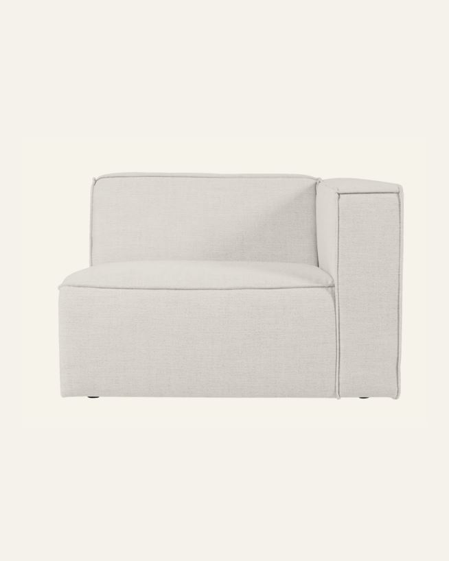 Moduuli 1,5-istuttava käsinoja oikea luonnonväri - 110x93x73 cm luonnonväri - 1