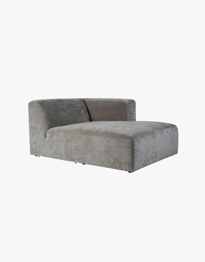 Moduulisohvaosa divaani oikea harmaa - 114x154x73 cm harmaa - 1