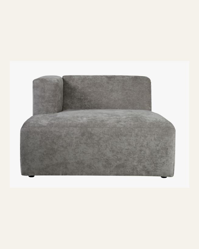 Moduuli divaaniosa vasen harmaa - 114x154x73 cm harmaa - 1